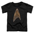 STAR TREK DISCOVERY : COMMAND SHIELD S\S TODDLER TEE Black MD (3T) Hot on Sale