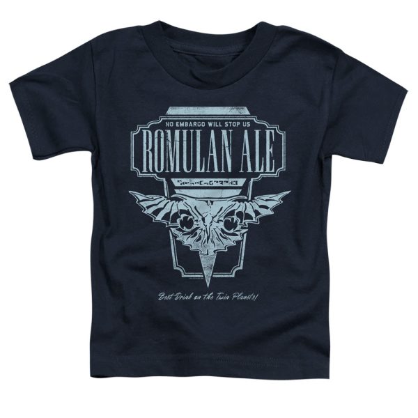 STAR TREK THE NEXT GENERATION : ROMULAN ALE S\S TODDLER TEE Navy MD (3T) Online Sale