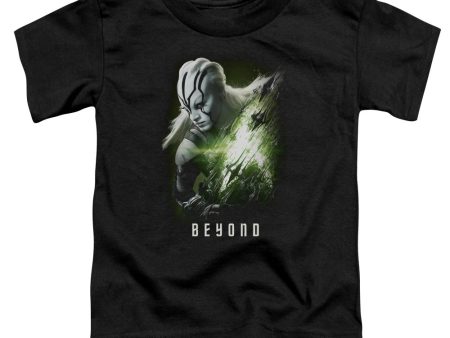 STAR TREK BEYOND : JAYLAH POSTER S\S TODDLER TEE Black LG (4T) Online now