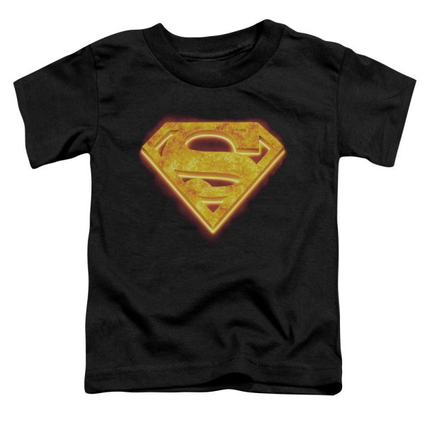 SUPERMAN : HOT STEEL SHIELD S\S TODDLER TEE BLACK SM (2T) Discount