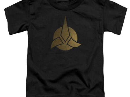 STAR TREK DISCOVERY : DISCOVERY TRIQUENTRA S\S TODDLER TEE Black SM (2T) Online Hot Sale