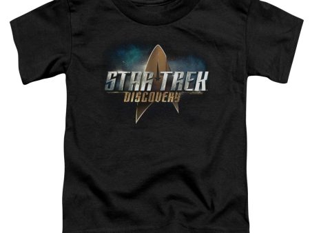 STAR TREK DISCOVERY : DISCOVERY LOGO S\S TODDLER TEE Black MD (3T) Hot on Sale