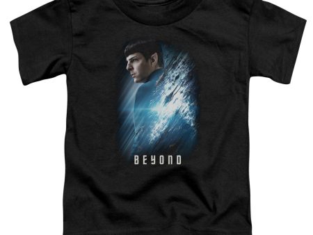 STAR TREK BEYOND : SPOCK POSTER S\S TODDLER TEE Black SM (2T) Online Sale