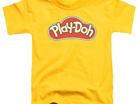 PLAY DOH : LOGO S\S TODDLER TEE Yellow SM (2T) Online Sale