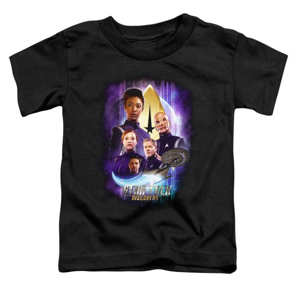 STAR TREK DISCOVERY : DISCOVERY S FINEST S\S TODDLER TEE Black SM (2T) Cheap