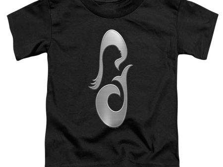 STAR TREK PICARD : LA SIRENA METAL ICON S\S TODDLER TEE Black LG (4T) on Sale