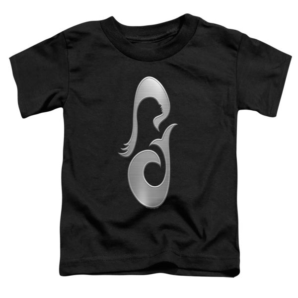 STAR TREK PICARD : LA SIRENA METAL ICON S\S TODDLER TEE Black LG (4T) on Sale