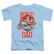 SUPERMAN : INVINCIBLE DAD S\S TODDLER TEE Light Blue SM (2T) Hot on Sale