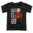 STAR TREK THE NEXT GENERATION : MAKE IT SO S\S TODDLER TEE Black SM (2T) on Sale