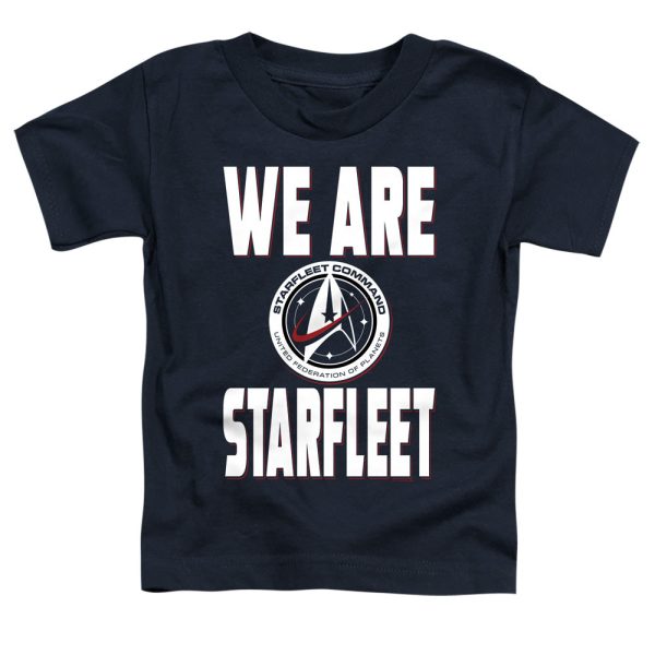 STAR TREK DISCOVERY : WE ARE STARFLEET S\S TODDLER TEE Navy LG (4T) Online Hot Sale