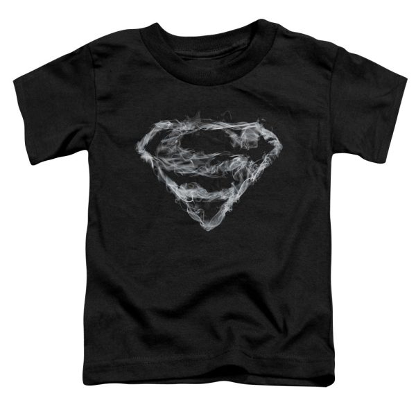 SUPERMAN : SMOKING SHIELD S\S TODDLER TEE BLACK SM (2T) Cheap