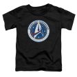 STAR TREK DISCOVERY : STARFLEET COMMAND S\S TODDLER TEE Black LG (4T) Supply