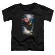 SUPERMAN : IN THE SKY S\S TODDLER TEE Black LG (4T) Hot on Sale