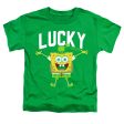 SPONGEBOB SQUAREPANTS : ST. PATRICK S DAY LUCKY BOB S\S TODDLER TEE Kelly Green LG (4T) Cheap