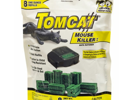 TOMCAT MOUSE KILLER I BAIT STATION WITH REFILLS 8 PACK For Cheap