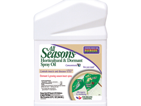 BONIDE ALL SEASONS HORTICULTURAL & DORMANT SPRAY OIL CONCENTRATE 1 QT Hot on Sale