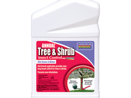 BONIDE ANNUAL TREE & SHRUB INSECT CONTROL CONCENTRATE 1 QT For Sale