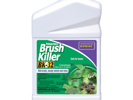 BONIDE POISON IVY AND BRUSH KILLER BK-32 CONCENTRATE 1 QT For Sale