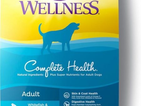 Wellness Complete Health Natural Adult Whitefish and Sweet Potato Recipe Dry Dog Food Supply