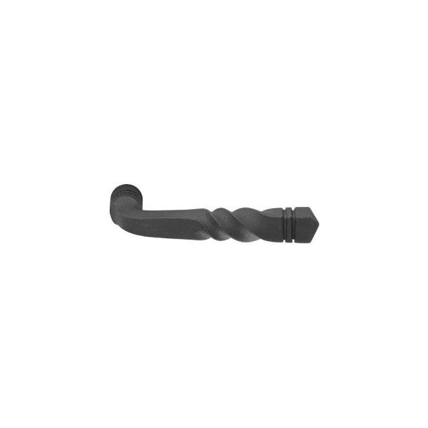 Emtek 7102SCRH Passage , Wrought Steel No.2 Rosette , San Carlos Lever , RH Hot on Sale