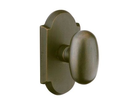 Emtek 7108BZEG Passage , No.1 Rosette , Bronze Egg Knob Cheap